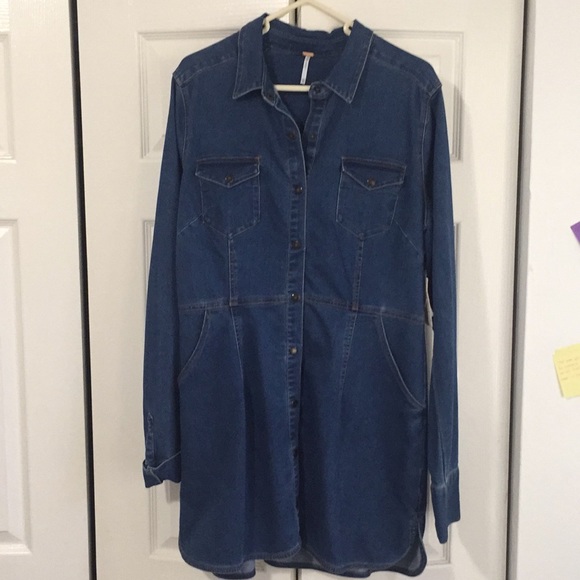 Free People Dresses & Skirts - NWT Free People Demin Dress never worn